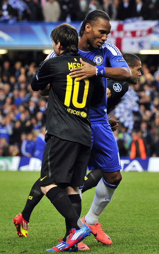 チェルシーがドログバのゴールでバルセロナに先勝、欧州CL 写真20枚