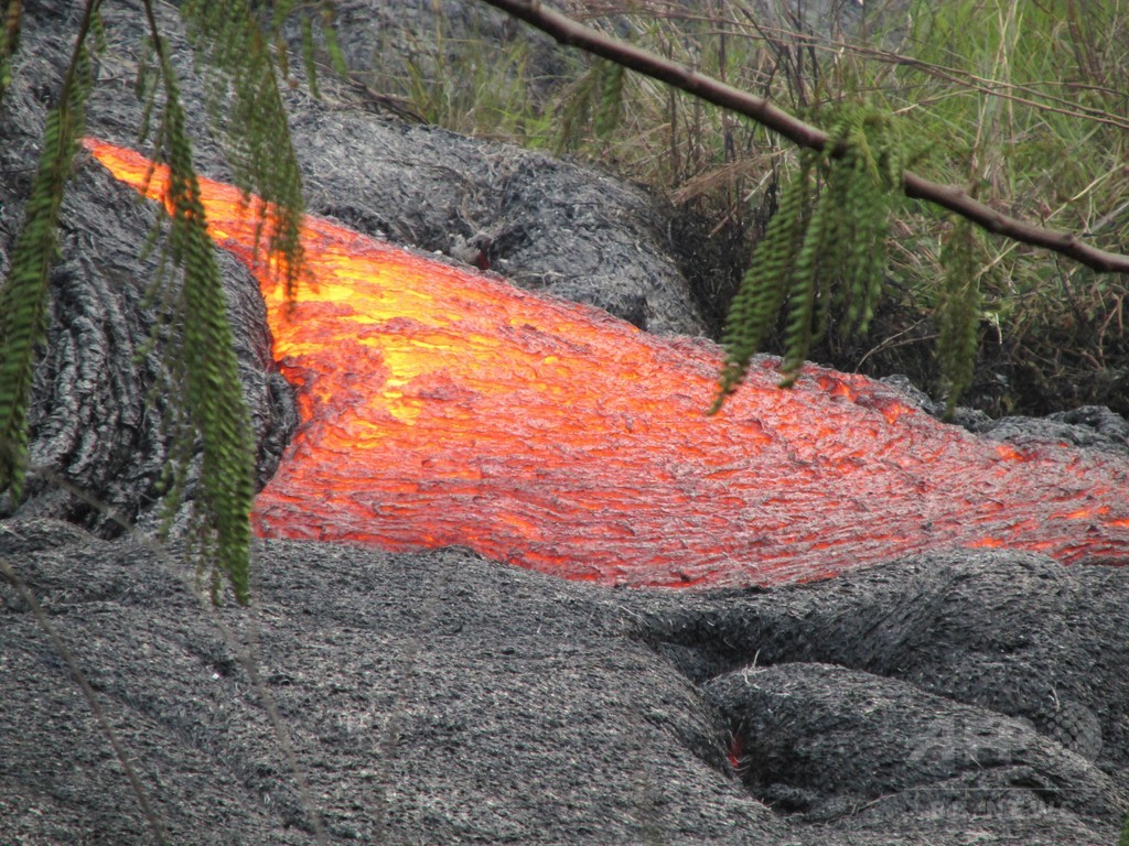 キラウエア火山の溶岩流で民家が焼失 米ハワイ 写真5枚 国際ニュース Afpbb News