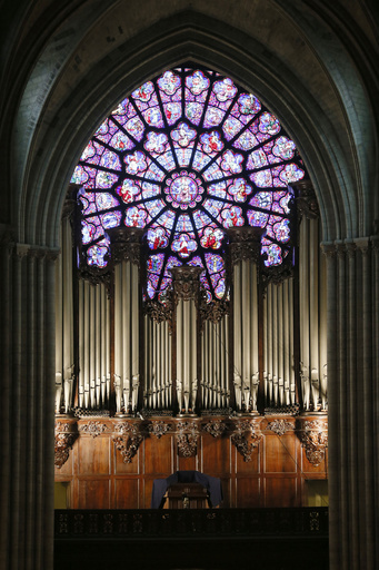 パリ ノートルダム寺院850周年記念　デコレーション パリのノートルダム大聖堂、着工850周年イベント 12日から 写真