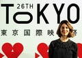 第26回東京国際映画祭（Tokyo International Film Festival）のオープニングイベントに登場したソフィア・コッポラ（Sofia Coppola）監督（2013年10月17日撮影）。(c)AFP/TOSHIFUMI KITAMURA
