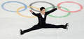 ソチ冬季五輪、フィギュアスケート男子シングル・フリースケーティング（FS）。演技に臨む閻涵（Yan Han、ハン・ヤン、2014年2月14日撮影）。(c)AFP/JUNG YEON-JE