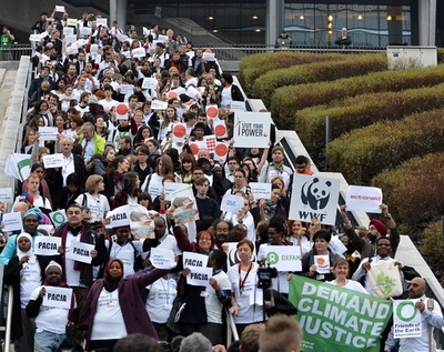 NGO6団体、議論進まぬCOP19から抗議の退席