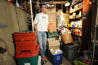 1年分の家庭ごみはどれぐらい？米男性がチャレンジ