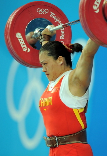 曹レイ ウエイトリフティング・女子75キロ級を五輪新で制す