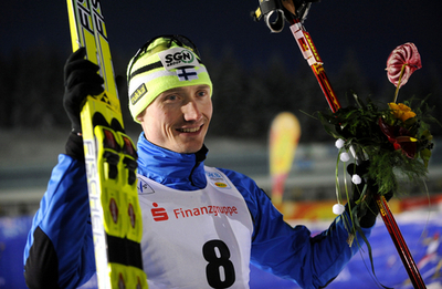 マンニネン W杯通算47勝目を飾る、スキーW杯複合