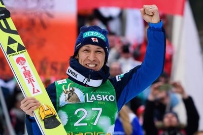 葛西が最終戦3位表彰台、クラフトが総合優勝決める ジャンプW杯男子