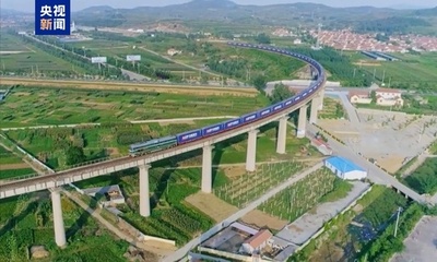 中国青島発モスクワ行き 11万本目の「中欧班列」が出発