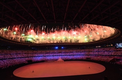 東京五輪の開会式始まる、1年の延期を経て開幕へ