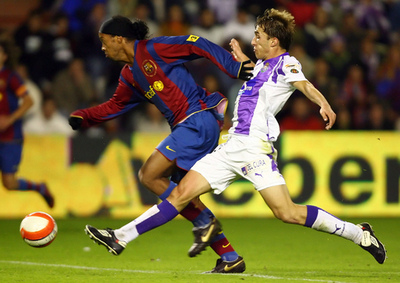 バジャドリードとFCバルセロナは1-1の引き分けに終わる