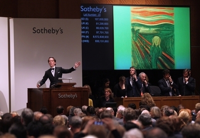 ムンクの「叫び」、96億円落札者は投資家ブラック氏 米紙