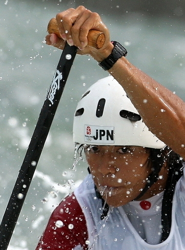 羽根田 カヌースラローム・カナディアンシングルで予選敗退