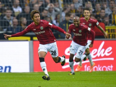 清武FK弾でハノーバーがドルトムントに勝利