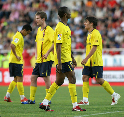 リーガ王者バルセロナ マジョルカに敗れる