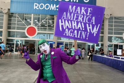 大統領候補はジョーカー？ 米サンディエゴで「コミコン」開催