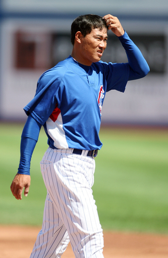 福留 マリナーズ戦で3打数2安打