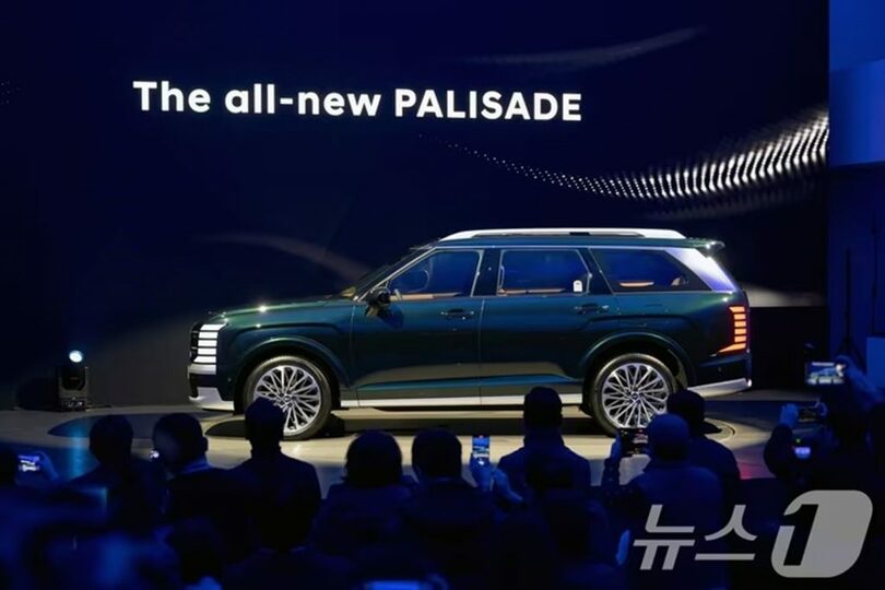 現代自動車のプレミアム大型SUV「ディ・オール・ニュー・パリセード」発表会＝現代自動車提供(c)news1