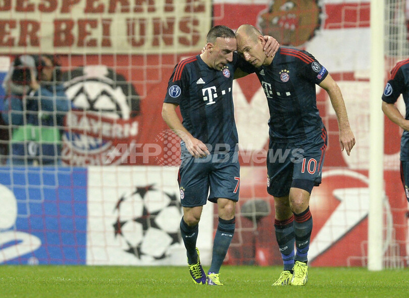 バイエルン、リベリの2得点などでプルゼニを一蹴 欧州CL