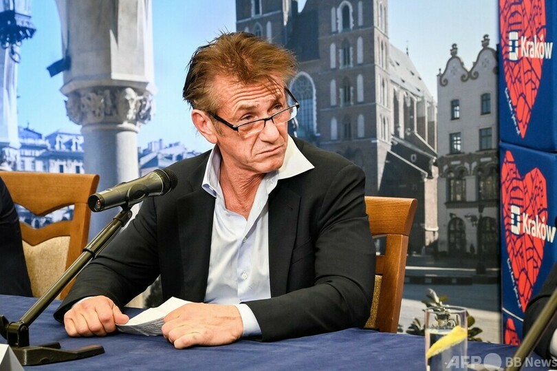 ショーン・ペンさん、ポーランドでウクライナ難民支援へ
