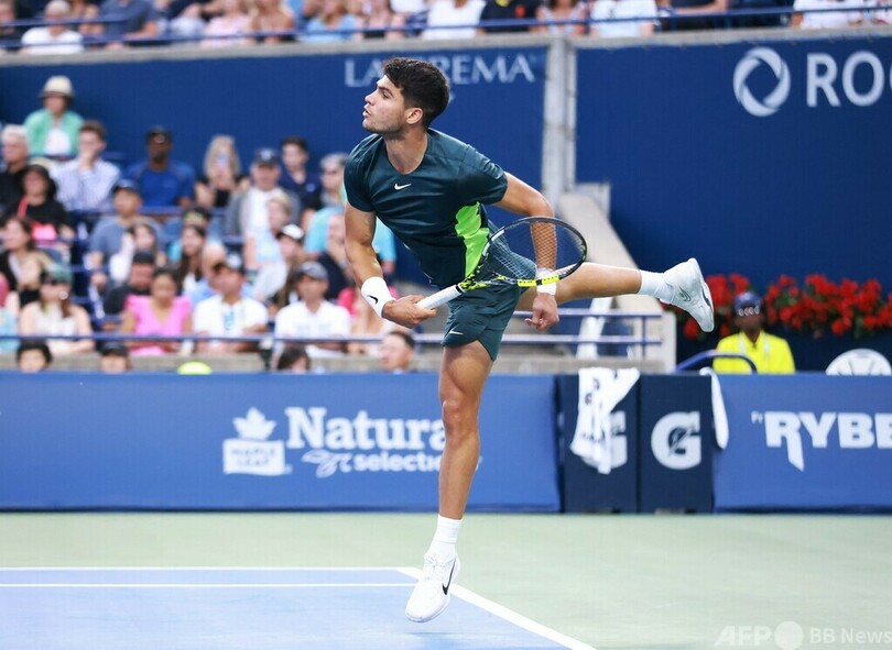 世界1位アルカラスが準々決勝敗退 ナショナルバンクOP