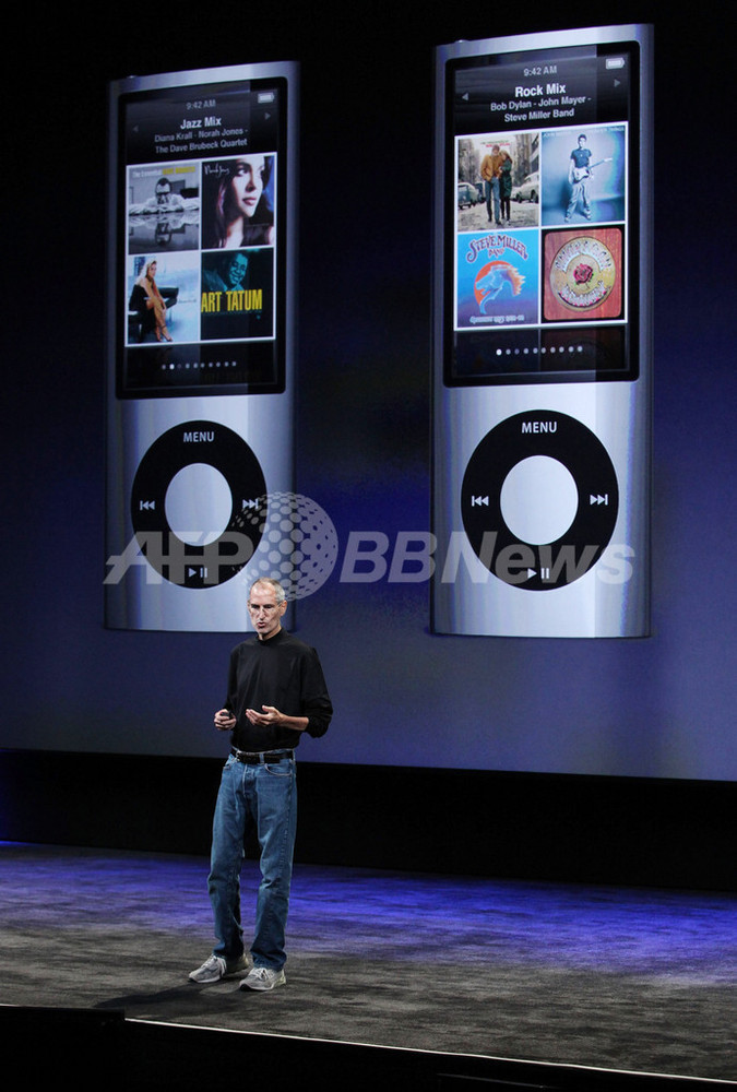 アップル新型「iPodナノ」は動画も撮れる、復帰のジョブズ氏発表 写真5