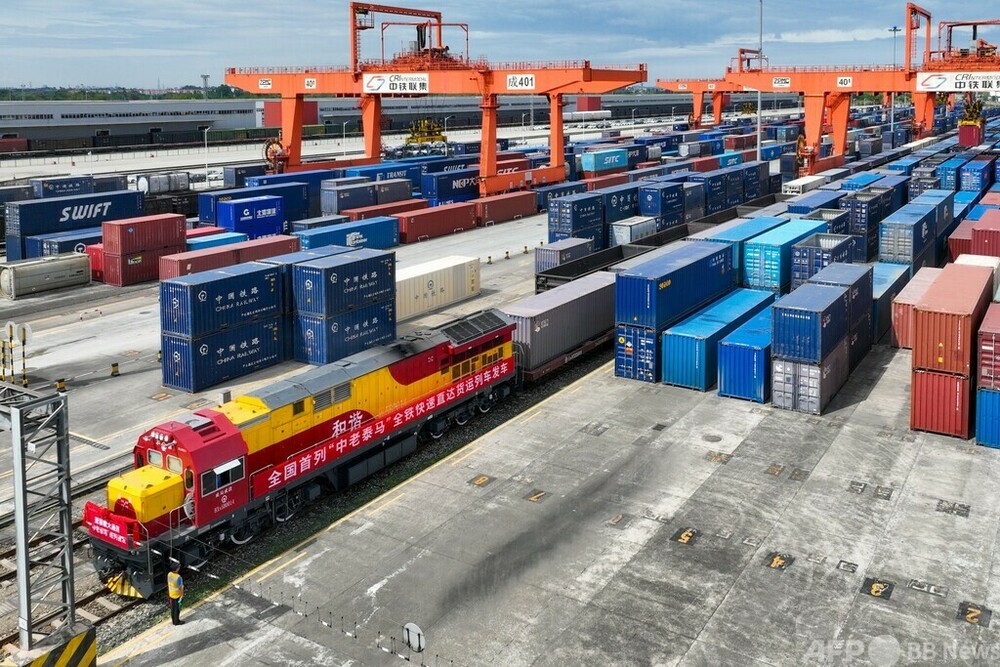 成都で新たな急行貨物列車がデビュー 写真4枚 国際ニュース：AFPBB News