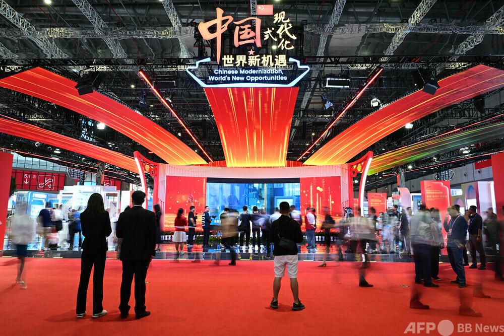 対外開放と経済戦略:貿易・投資の促進と国際協力の展望 中国 写真1枚 国際ニュース:AFPBB News
