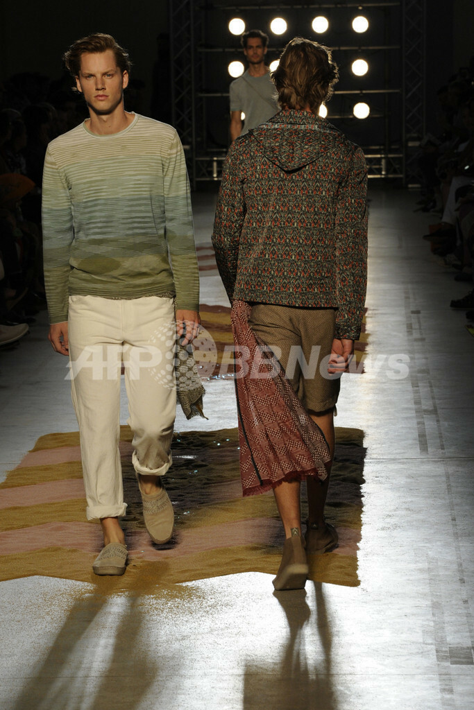 13年春夏ミラノ メンズコレクション ミッソーニ 写真18枚 ファッション ニュースならmode Press Powered By Afpbb News