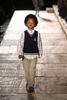 都内で発表されたユナイテッド・カラーズ・オブ・ベネトン（UNITED COLORS OF BENETTON）08/09年秋冬コレクション（2008年6月2日撮影）。(c)BENETTON