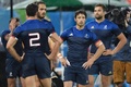 リオデジャネイロ五輪、7人制ラグビー男子準々決勝、日本対フランス。敗戦に落胆するフランスの選手（2016年8月10日撮影）。(c)AFP/PHILIPPE LOPEZ