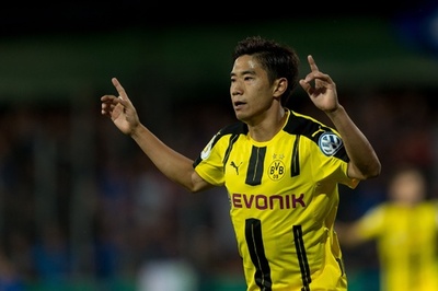 香川が2発！ ドルトムントが4部クラブ下しドイツ杯2回戦進出