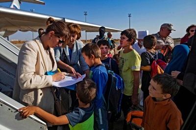 ロシア、IS構成員の子ども38人引き取り シリアから