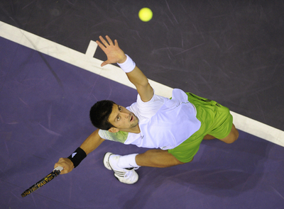 ジョコビッチ ハネスクの途中棄権で3回戦へ