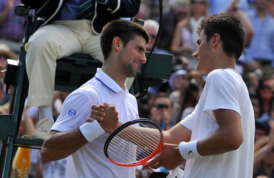 ジョコビッチが愛のムチ、後輩トミックは「思慮不足」