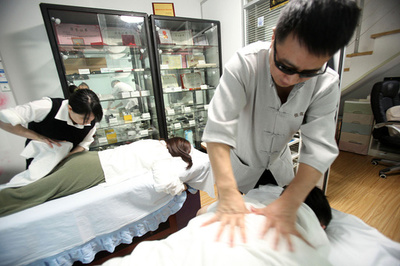 マッサージが中国の若者に大いに浸透