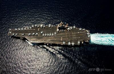 米軍、アラビア海で空母に接近したイラン無人機を撃墜