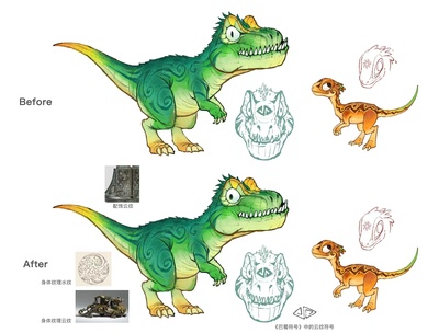 中国重慶市、恐竜キャラ発表 アジア最古の恐竜がモデル