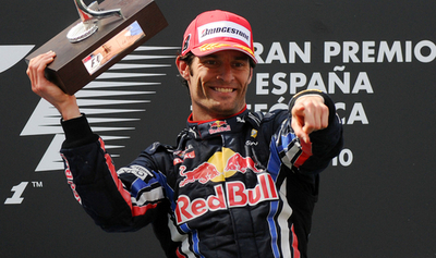 ウェーバーが今季初勝利 小林12位、スペインGP