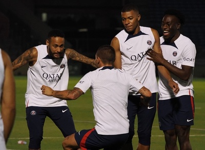 PSG、浦和戦控え都内で前日練習