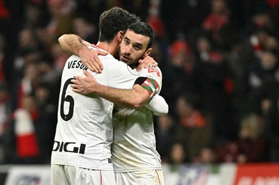 ビルバオ アトレティコとの国王杯準決勝初戦に勝利