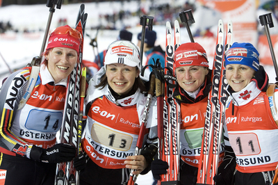 バイアスロン世界選手権 ドイツが女子リレー制す