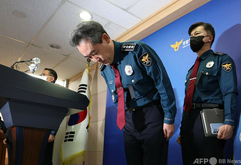 韓国警察トップ、対応「不十分」と認める ソウル雑踏事故 写真4枚 国際ニュース：afpbb News