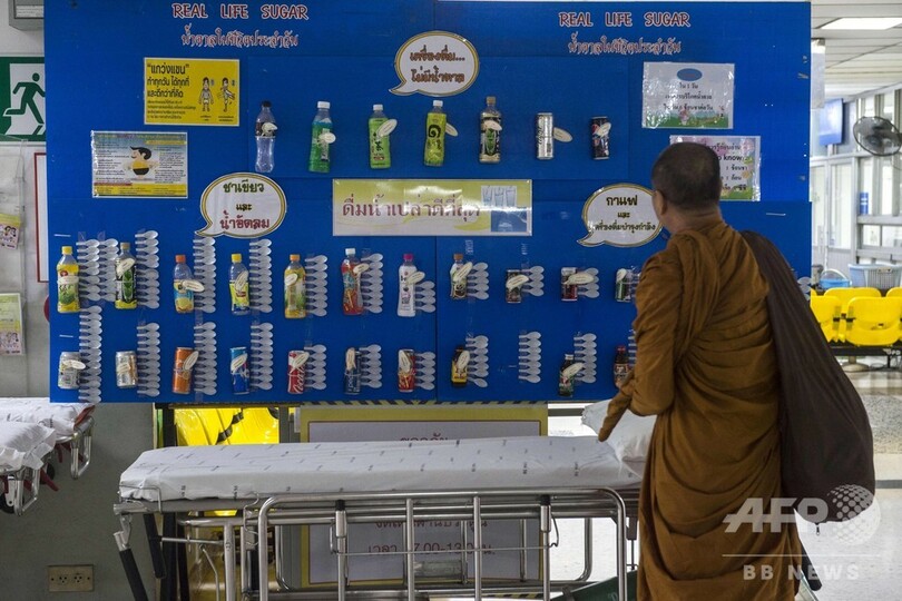 メタボに苦しむタイの僧侶、半数近くが肥満とのデータも