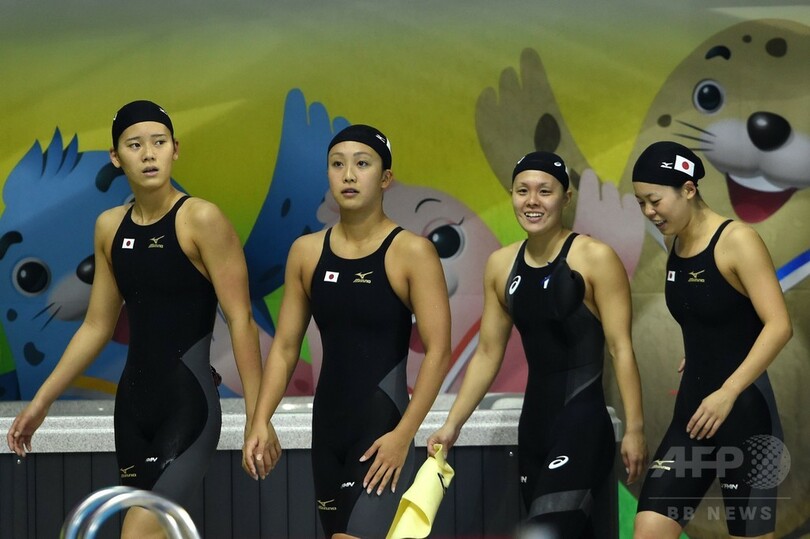 日本が女子4×100mメドレーリレーで金、アジア大会