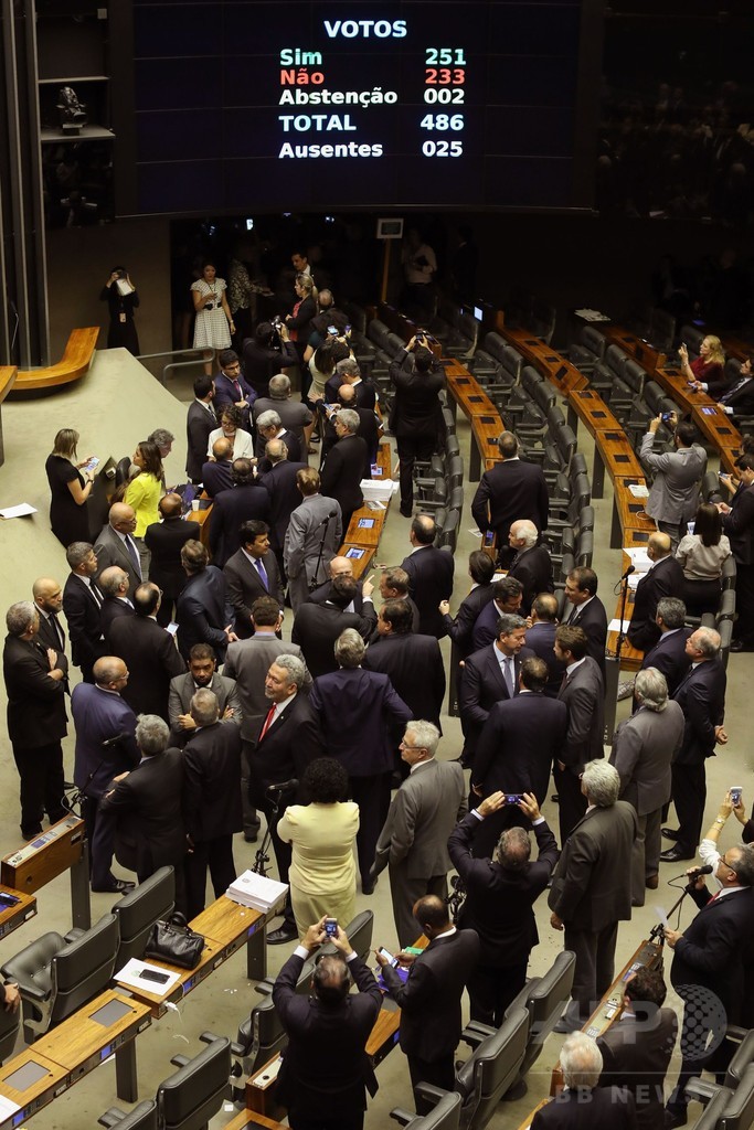 ブラジル大統領、汚職絡みの起訴回避 下院で否決
