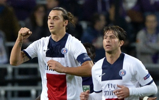 【2013-14・PSG・パリ・サンジェルマン(A)#10イブラヒモビッチL 】 パリ・サンジェルマン ユニフォームショップ 2013-2014 ナイキ PSG