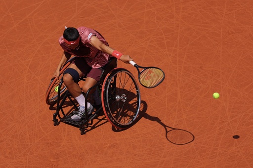 【US:Mサイズ】小田凱人選手　2023全仏オープン着用モデル US:Mサイズ】小田凱人選手 2023全仏オープン着用モデル US:Mサイズ】
