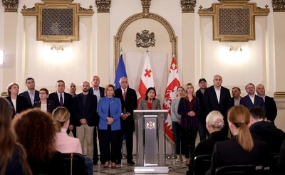 ジョージア大統領、ロシアが「不正操作」と非難 議会選