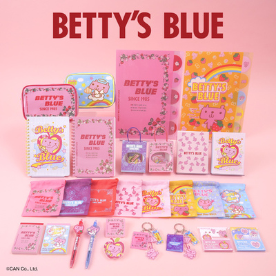 平成ガールの思い出がよみがえる！生誕40周年の『BETTY’S BLUE』文具雑貨シリーズが11月下旬より発売