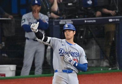 大谷2安打1打点 ドジャースが開幕戦でパドレスに逆転勝ち
