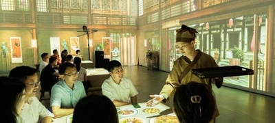 1000年前の名画の世界に没入 中国・重慶のスマート公園